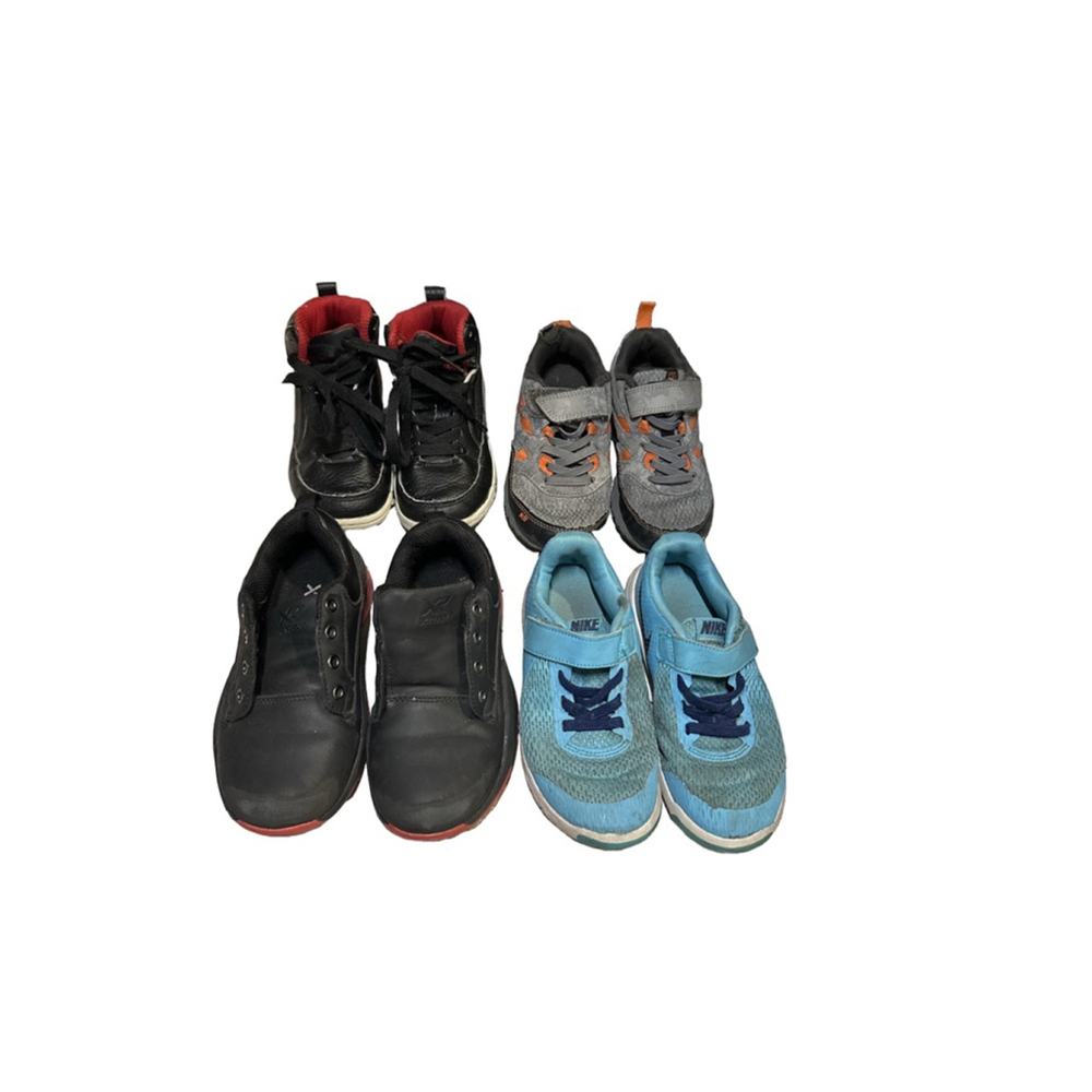 Bundle 4 pairs Toddler Shoes one of each size: 10, 11, 11.5, 12
